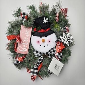 Christmas wreath door decor Noel